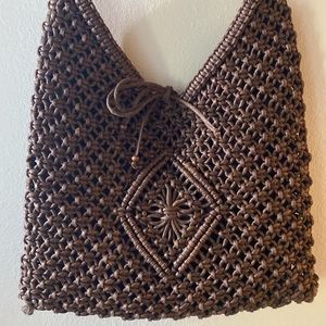 Old Navy Macrame Purse
